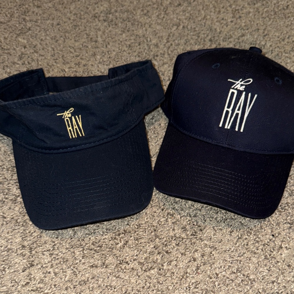 Embroidered Black Baseball Cap - and visor